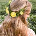 Yellow Ranunculus Artificial Flowers,3PCS 18 Heads Realistic Fake Peonies Faux Silk Ranunculus Flowers with Stems for Centerpieces Arrangements Wedding Party Home Decoration(Yellow)