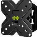 USX MOUNT Small TV Wall Mount Monitor Bracket | RV TV Mount | with Swivel and Tilt VESA Wall Mount for 10-26 27 32 inch LED OLED TVs and Monitors - VESA Size Up to 100x100mm and 22lb Capacity-XMS002