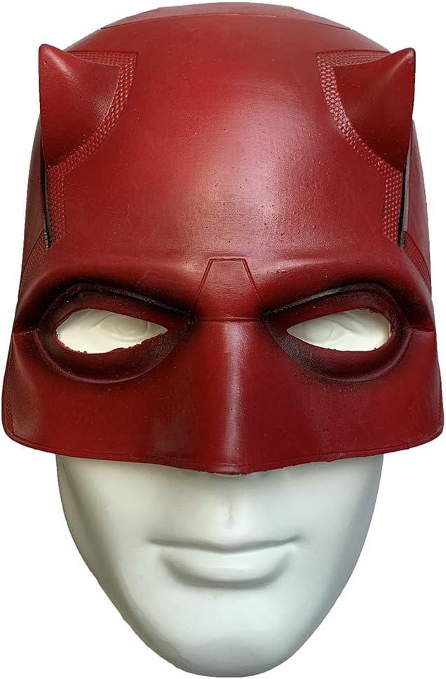 DD Matt Mask Helmet Latex Cosplay Masquerade Party Halloween Costume Props Red