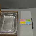 Stainless Steel Sprouts Growing Kit 2-Tier 10.4 inch Trays, Microgreens Growing Kit, Seed Sprouting Tray with Encrypted Mesh Sprouts for Beans Alfalfa Broccoli Wheat Grass