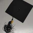 Unisex Matte Graduation Cap and Gown 2026 Tassel Set for High School and Bachelor (54''(5'9''-5'11''), Black)
