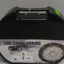 Snow-Chains Easy Install Tire-Chains, One-Pull Fit Design Tire Snow Chains for Passenger Cars, Sedan, SUVs, Emergency Winter Tire Traction Car Tires 235 245 255 275 - Set of 2 (KN140)