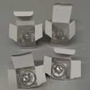 GU10 LED Light Bulb 5W Soft Warm White 3000K 400LM AC 85-265V NO Flicker Imitation Glass Cover 120 Degrees Wide Angle Non-Dimmable 40W Equivalent, for Ceiling Recessed Spotlight Lighting, 4-Pack