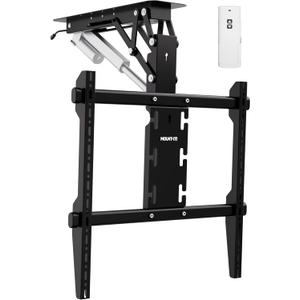 Mount-It! Motorized Ceiling TV Mount  Silent Electric Flip Down TV Mount for 50-90 Screens, Retractable Drop Down Design, RF Remote, VESA Compatible, 88 lbs Capacity, Black