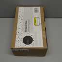 Bread Box  Extra Thick Steel Bin with Bamboo Cutting Board Lid & Drawstring Bag - Modern Scandinavian Metal Box for Kitchen Countertop, Sourdough & Homemade Bread - Warm Grey