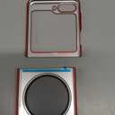 Magnetic Case for Samsung Galaxy Z Flip 5, [Compatible with MagSafe] Military Grade Shockproof Slim fit Samsung Z Flip 5 Phone Case with Magnetic Ring Kickstand, Red