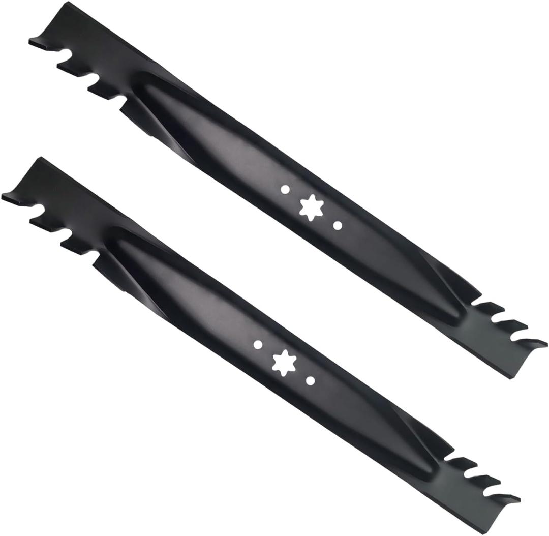 KEDAKEJI 46 inch Mower Mulching Blades for Cub Cadet XT1-46 LT46 XT2 LTX1045 LTX1046 LX46 ZT,Troy-Bilt Mower Blade Replacement for 942-04290-X 742-04244 942-04244A 742-04290-X
