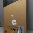 Metal Freestanding Dog Gates with Door for Outdoor Indoor,40'' Extra Wide 36'' Tall Free Standing Dog Gate for Doorways,Large Openings,Deck,Yard,Porch,Foldable Safety Pet Fence(Black,2 Panels)