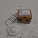 Cadrim Under Cabinet Lighting, Rechargeable Puck Lights with Remote Control, 13 Colors RGB LED Rechargeable Night Light, 1000mAh Battery Operated Wireless Push Light, Magnetic Stick-on Design (1pcs)