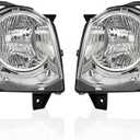 Headlights Replacement for G-rand Chero-kee 2008 2009 2010 Headlamp Assembly Driver and Passenger Side 55157483AE 55157482AE