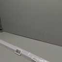 PVC Slide-On Door Bottom | Adjustable Plastic Weatherstrip Door Bottom with Drip Cap | 3 Feet (36-Inch) | for 1 3/4 Doors | White | Fits Gaps 3/8 to 7/8 | Made in The USA