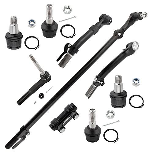 BOXI (Set of 9) Front Suspension Ball Joints Tie Rod Kit Fit for Ford F-250 F-350 Super Duty 4WD 2005-2015 2016 | Excludes Extended Axle Models | K80026 K8607T DS80749 ES80755 ES80754 ES3420S DS300008
