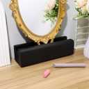 Baluue Floor Mirror Stand Holder, Solid Wooden for Full Length Mirrors Holder Anti-Slip Base Leaning Support Stopper for Home Wedding Sign Art Gallery Display Frames up to 1.3"
