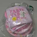 200Pcs Preppy Party Supplies Pink Smile Face Paper Plates Napkins Preppy Smile Face Party Tableware Set Dinnerware for Birthday Bachelor Baby Shower Decoration Serve 50