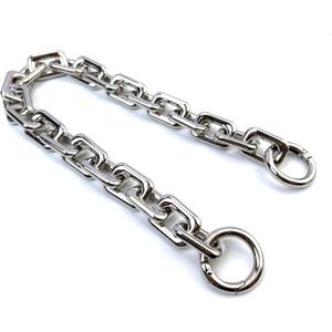 VersaKits Heavy Chunky Link Chain Strap Purse Handbag Top Handle Shoulder Straps Accessories Decoration Chain Strap Extender Charms Replacement(14.9'' Silver)