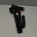 Walking Cane for Men & Women with Alarm, LED Light and Foldable Handle, Foldable, Adjustable, Lightweight, Free Self Standing Walking Cane for Seniors & Adults (black)