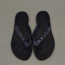 ONCAI Women's Flip Flops Comfortable Summer Beach Thong Sandals for Women with Cushion Walking Arch Support Yoga Mat Indoor Outdoor Soles (9, Deep Blue)