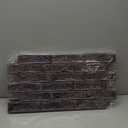 Commomy 3D Brick Wall Panels Peel and Stick - 12 pcs of 22.8" x 11.8" - Thin & UrltraLight Faux Black Brick Wallpaper Stick on Tile for Kitchen, Bedroom, Living Room,TV Background(Covers 22.48 sq.ft)