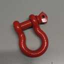 Bekith 3 Pack D Ring Shackles - 3/4" Rugged Unbreakable Heavy Duty Tow Shackle for Strap, Winch, Vehicle Recovery - 28.5 Ton (57,000 Lbs) Maximum Break Strength, Red