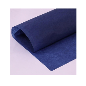 Bag Tissue Paper Flower Gift Packaging Home Decoration Festive Party Wedding DIY Gift Packing Supplies (Color : Dark Blue)