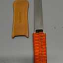 SHARPAL 181N Dual-Grit Diamond Sharpening Stone File Garden Tool Knife Sharpener with Leather Strop Coarse 325 / Extra Fine 1200 Grit for Lawn Mower Blade, Axe, Hatchet, Hedge Shears, Chisels, Drills