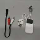 SoundSync Pro Bluetooth Transmitter & Receiver for Airplane, Easy Setup Bluetooth Audio Transceiver for 2 BT Devices, Volume Control, RCA for TV (White)