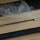 Dog Ramp for Bed, 64" Long Foldable Pet Ramp for Small Large Dogs, Dog Ramps for High Beds Car, High Traction with Platform 6 Adjustable Heights 24" to 30" Up to 220LBS, Wood (64"X 17inch)