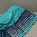 Dog Pool Extra Large Diameter 120 cm Foldable Non-Slip with Drain Valve Dog Paddling Pool Swimming Pool Blue