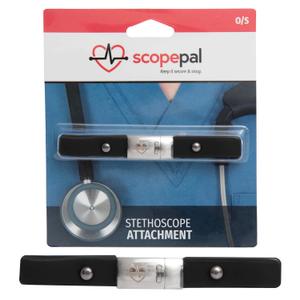 Clip for Stethoscopes, Stethoscope Clip for Doctors, Nurses, Medical Students, Stethoscope Accessory Compatible with 3M Littmann Classic III, Lightweight II S.E, and More, Black