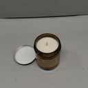 Organic Sandalwood Rose Candles - Non Toxic Soy Candles for Home, Stress Relief & Meditation (7oz) (1 Pack)