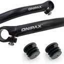 ONIPAX Bicycle Bar Ends Comfortable Ergonomic for MTB Bikes 7/8” Handlebar (1 Pair)