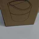 Mini Desk Trash Can with Lid with Trash Bags 180 Pcs Swing-Lid Tiny Countertop Garbage Bin Small Table Top Plastic Covered Waste Basket (White)