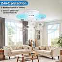 Smoke Detector and Carbon Monoxide Detector Combo with LED Indicators, 2 in 1 CO & Smoke Alarm, Battery Operated Smoke and Carbon Monoxide detectors 6-Pack, No Manufacturing Date