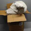 Litanika Comforters Beige Oversized King Size, 3 Pieces Lightweight Solid Bedding Comforter Set, All Season Fluffy Bed Set (120x98In Comforter & 2 Pillowcases)