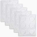 Round Cookie Chocolate Mold 5 Pack, 6 Cylinders Each, Chocolate Covered Round Cookies,Candy, Cookies and Chocolate, and Even Soap Molds
