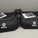 Diono Solana, No Latch, Pack of 2 Backless Booster Car Seats, Lightweight, Machine Washable Covers, Cup Holders, Black, MFD: 05/26/2026