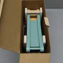 Vanplay Car Ramp Toys for One Year Old Boy Birthday Gifts, Wooden Montessori Toys for 1 2 Year Old, Race Track Truck Toy with 4 Mini Cars, First Christmas Birthday Gifts for Toddlers 1-3-2-4