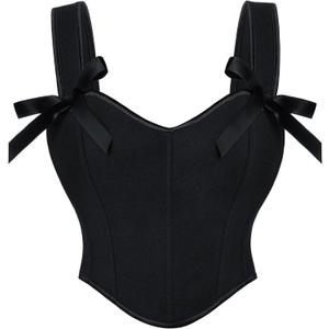 SCARLET DARKNESS Corset Tops for Women Sweetheart Neckline Floral Corset with Zipper Size 6-18