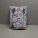 Flamingo School Backpack for Teen Girls, 3-in-1 Kids Backpack Bookbag Set School Bags with Lunch Box Pencil Case