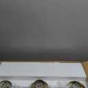 Emliviar 3-Light Bathroom Vanity Light Fixtures - Black and Gold Finish with Clear Glass, YCE238B-3W BK+BG