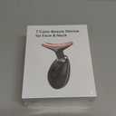 ELISHINE Red Light Therapy for Face and Neck, 7 Color Light Based Face Massager Tool, Portable Skin Care Tool for Firming, Tightening and Lifting (Glossy Black)