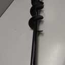 SYITCUN Auger Drill Bit for Planting - 4"X24" Heavy-Duty Auger Post Hole Digger for Fence- 1/2" Hex Drive Drill