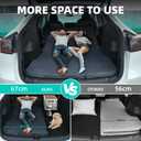 Tesla Model Y Camping Mattress Pad, 3 Inch Memory Foam Sleeping Pad Foldable Mattress for SUV Car Bed Conversion, Portable Foam Pad for Road Trips and Travel