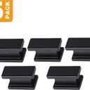 Southern Hills Black Cabinet Knobs - Pack of 5 - Kitchen and Bathroom Black Matte Hardware for Dressers, Desks, Furniture and Cupboards Drawers and Doors SHKM001-BLK-5