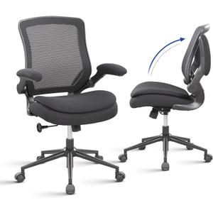 BOLISS Ergonomic Office Chair Breathable Mesh Mid-Back Computer Desk Chair, Regular Height