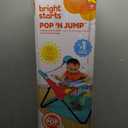 Bright Starts Pop 'N Jump Portable Baby Jumper, Foldable Indoor/Outdoor Baby Jumper with Sweet Treats with Sensory Activities, Ages 612 Months