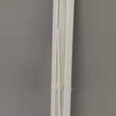 No Tools No Drill Mini Blinds, Cordless Wandless Aluminum L-Shaped Slats Pull Down Venetian Blinds, Custom Room Darkening Horizontal Window Blinds for Home, Living Room, Door, White