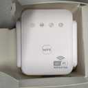 1200Mbps WiFi Extender Signal Booster for Home, Dual Band 5GHz/2.4GHz Wireless Internet Repeater with 4 External Antennas, Covers Up to 3600 Sq.ft & Supports 80 Devices, AP Mode with Ethernet Port