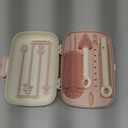 Momcozy 7-in-1 Baby Bottle Cleaner Kit with Silicone, Nipple & Straw Brushes, Soap Dispenser and Drying Rack - Portable Cleaning Tool for Home and Travel, Pink (Classic Style)