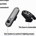 Vantone LED Navigation Light Kit for Kayak, Dinghy, Canoe, Boat Stern, Pontoons, Bike Tail, Portable Battery Operated Rechargeable LEDs for Night Fishing Paddling